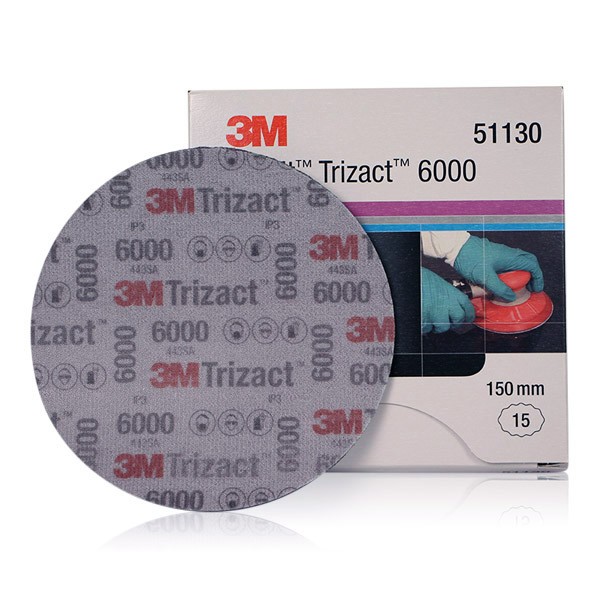 3M Trizact 6000 Fine Finishing Disc 150mm - Maniac-Auto